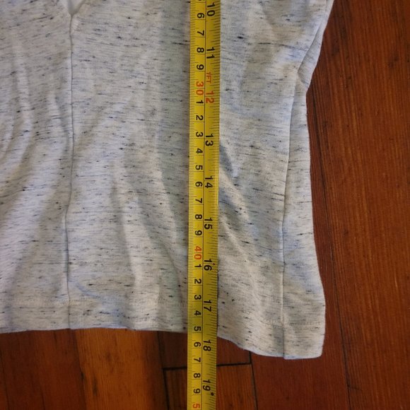 American Apparel Deep V L/S T - Marbled Ivory - sz XS - Picture 8 of 8